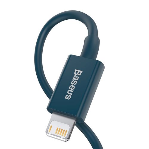 Kabel USB do Lightning Baseus Superior Series, 2.4A, 2m (niebieski) na Arena.pl