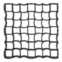 kratka trawnikowa 50cm x 50cm wysokość 4cm czarna opl