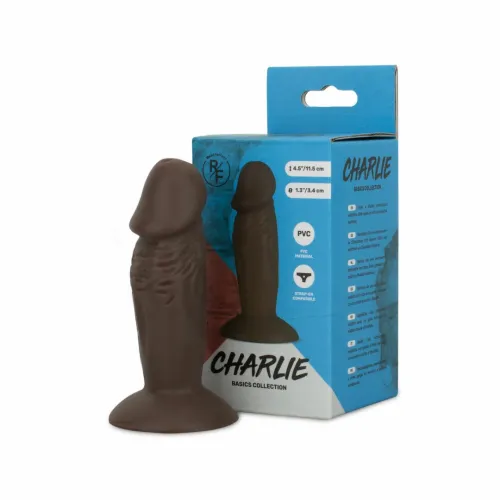 fantasy charlie model z przyssawką 11,5 cm - elastyczny silikonowy plug na Arena.pl