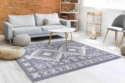 RUG/LU/VINEA/AZTEC/BLUE+CREAM/80x150 na Arena.pl