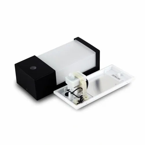 LAMPA Z CZUJNIKIEM RUCHU I ZMIERZCHU KINKIET ZEWNETRZNY DO LED E27 na Arena.pl