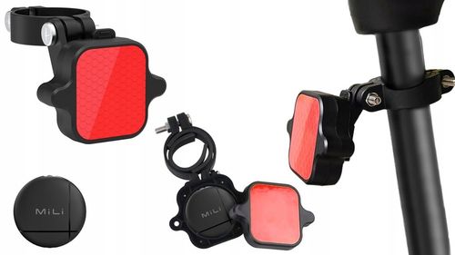 Lokalizator GPS LiTag MiLi lampka tylna do roweru światło rowerow IOS APPLE na Arena.pl