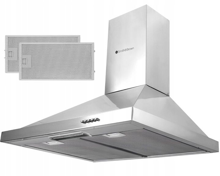 OKAP KUCHENNY KOMINOWY ŚCIENNY 60CM STAL LED zdjęcie 1