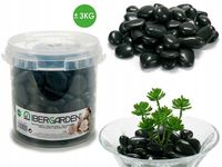 Czarny kamień ozdobny do akwarium ok. 4cm - 5cm