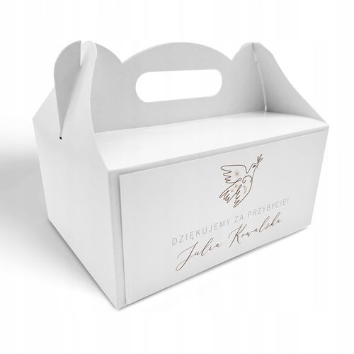 Pudełko na ciasto 10szt Personalizacja Podziękowanie 1 Komunia Święta WZORY na Arena.pl