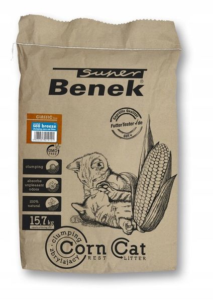 Super Benek Corn Cat Classic Morska Bryza 25L zdjęcie 1