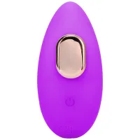 doc johnson magnetic panty vibe - silikonowy model z pilotem, czarny