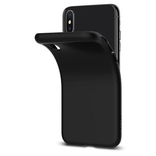 SPIGEN LIQUID CRYSTAL Apple iPhone X - MATTE BLACK na Arena.pl