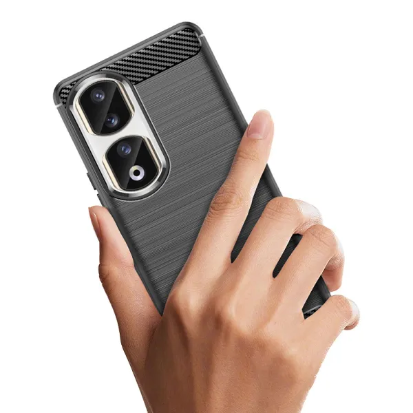 etui carbon case do honor 90 pro - czarne zdjęcie 4
