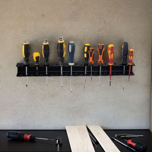 Wieszak ścienny na 24 narzędzia szyna CARMIN na Arena.pl