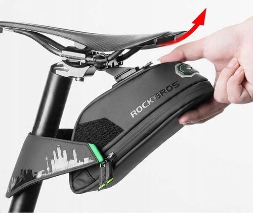 ROCKBROS SAKWA ROWEROWA NA ROWER POD SIODEŁKO TORBA 1,5l TORBA POJEMNA DUŻA na Arena.pl