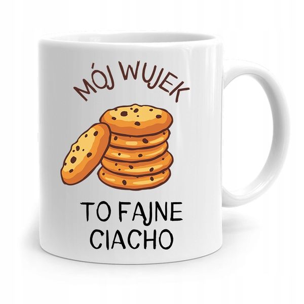 Kubek Prezent Dla Wujka Mój Wujek To Fajne Ciacho Z Nadrukiem Ze Zdjęciem zdjęcie 1