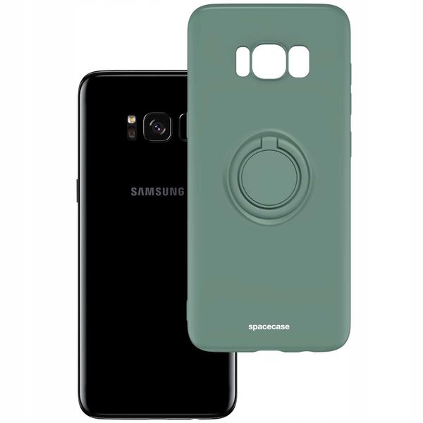 Spacecase Silicone Ring Galaxy S8 Dark Green zdjęcie 2