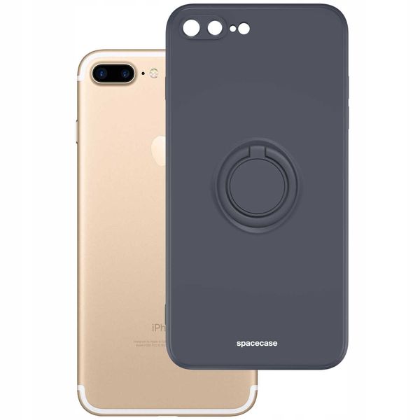 Spacecase Silicone Ring Iphone 7/8 Plus Black zdjęcie 2