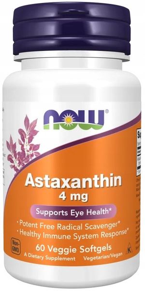 Astaxanthin 4 mg, 60 żelek zdjęcie 1