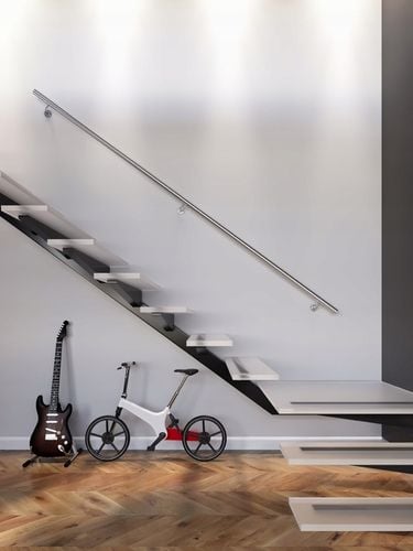 Poręcz ścienna schodowa solidna rura 2,0 mm, stal nierdzewna długość na Arena.pl