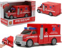Auto Karetka Ambulans 1:20 Światła Dźwięki Napęd Wy670B