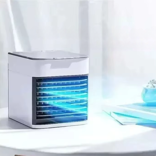 KLIMATOR MINI NA WODĘ I LÓD USB PRZENOŚNY MAŁY WENTYLATOR NAWILŻACZ 3W1 na Arena.pl