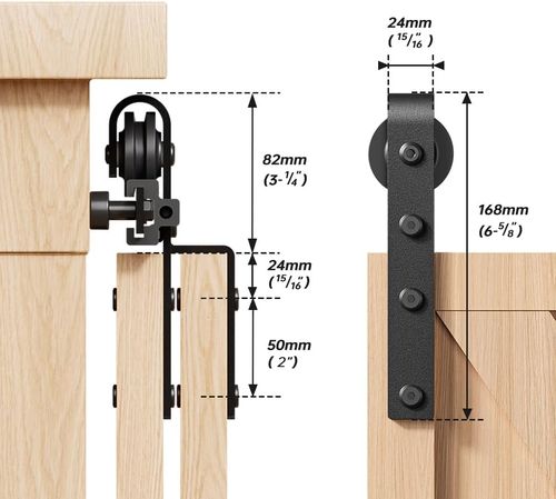 Zestaw do drzwi przesuwnych BONIKLUBA M00DJF 152,5cm podwójne bez frontów na Arena.pl