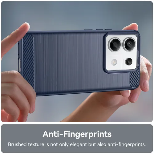 etui carbon case do xiaomi redmi note 13 pro - niebieskie na Arena.pl