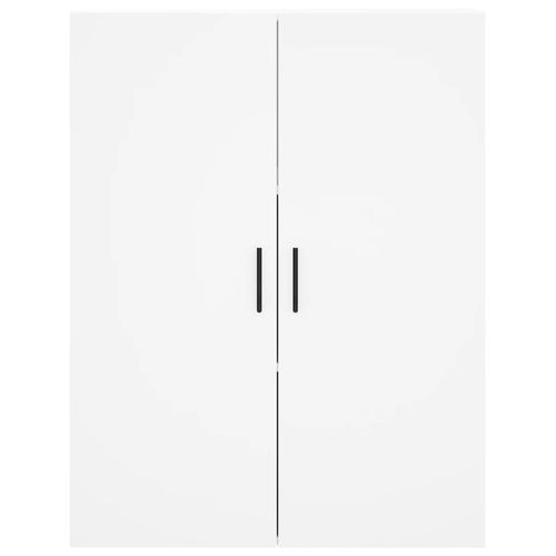 Witrynka, biała, 69,5x34x180 cm, materiał drewnopochodny na Arena.pl