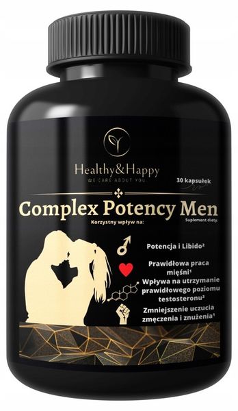 COMPLEX POTENCY MEN POTENCJA ENERGIA LIBIDO EREKCJA POZIOM TESTOSTERONU zdjęcie 2
