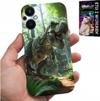 ETUI DO OPPO RENO7 LITE 5G - DINO DINOZAUR TYRANOZAUR CASE + SZKŁO
