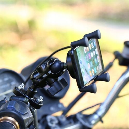 UCHWYT NA TELEFON Z ŁADOWARKA USB MOTOCYKLOWY na Arena.pl