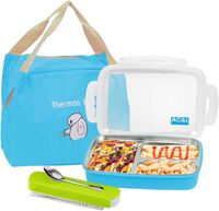 lunchbox pojemnik sztućce torba termiczna 1l nieb.