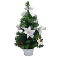 SZTUCZNA CHOINKA W DONICZCE CHOINKA UDEKOROWANA 50 cm DEKORACJA ŚWIĄTECZNA