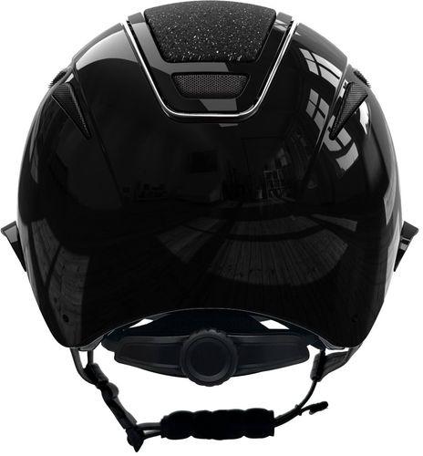 Kask jeździecki Elite Polo, lakierowany czarny, 56-58 cm, Covalliero na Arena.pl
