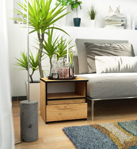 Szafka nocna CL1 40 cm 1 szuflada - dąb craft na Arena.pl