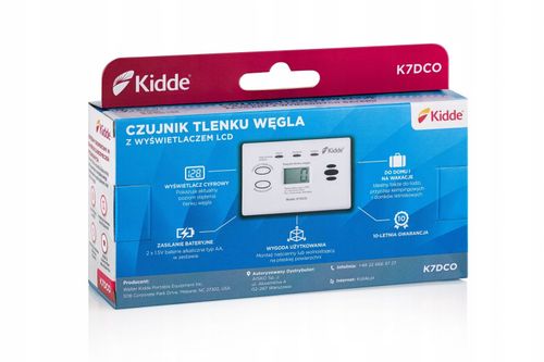 Czujnik tlenku węgla (czadu) KIDDE K7DCO na Arena.pl