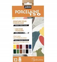 Zestaw farb do porcelany szkła do wypalenia PEBEO 12x20ml dekoracyjne