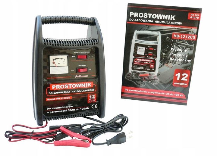 Prostownik Samochodowy Ładowarka 6V-12V 12A zdjęcie 2