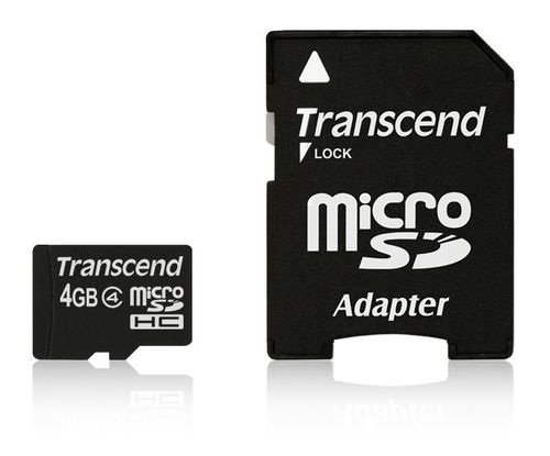 Transcend microSD 4GB Class4 + adapter na Arena.pl