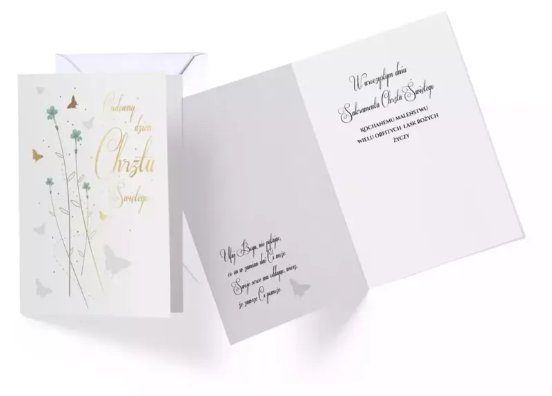 Karnet V-023 Chrzest zdjęcie 1