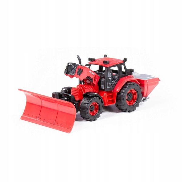 Wader Traktor "Belarus" do odśnieżania Czerwony zdjęcie 6