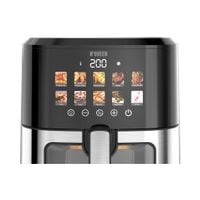 FRYTKOWNICA BEZTŁUSZCZOWA 6,5L 10 PROGRAMÓW INOX LED AIR FRYER FRYTOWNICA