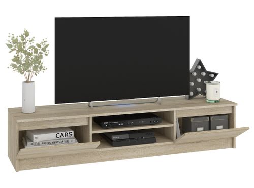 Meblościanka CLP - zestaw mebli witryna + rtv dąb sonoma na Arena.pl