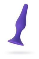 a toys, anal plug, silicone, purple, 10.2 cm