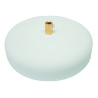 Podsufitka Maskownica Sufitowa fi 135mm biała z hamulcem miedzianym