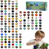 ZABAWKA MAGNETYCZNA KLOCKI KONSTRUKCYJNE DIY ZESTAW STEM 128 SZT. PUDEŁKOWY