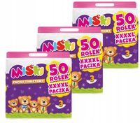 papier toaletowy 50r miśki 3w - 150 rolek