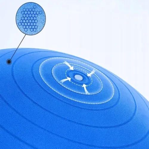 PIŁKA GIMNASTYCZNA FITNESS DO ĆWICZEŃ REHABILITACYJNA PILATES W CIĄŻY 65 cm na Arena.pl