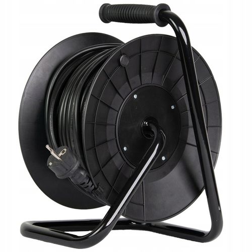 PRZEDŁUŻACZ NA BĘBNIE 3x2,5 50m BĘBNOWY BUDOWLANY ZWIJAK OGRODOWY na Arena.pl