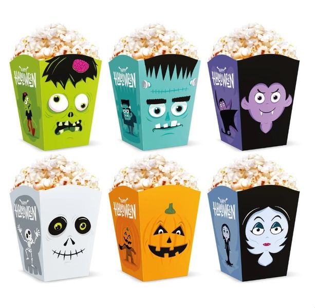 Pudełka na popcorn Halloween zdjęcie 1