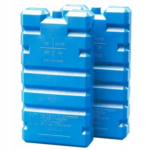 DUŻY KOSZ PIKNIKOWY KOSZYK TERMICZNY CZARNY + 2x WKŁADY MROŻĄCE 500ml 2szt. na Arena.pl