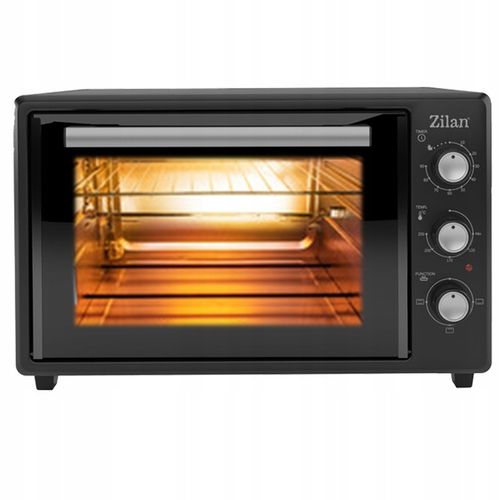 MINI PIEKARNIK ELEKTRYCZNY DOUBLE GLASS GRILL TIMER 35L 1800W na Arena.pl