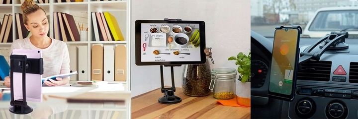 ALUMINIOWY UCHWYT SAMOCHODOWY TABLET 7 DO 11cali zdjęcie 13
